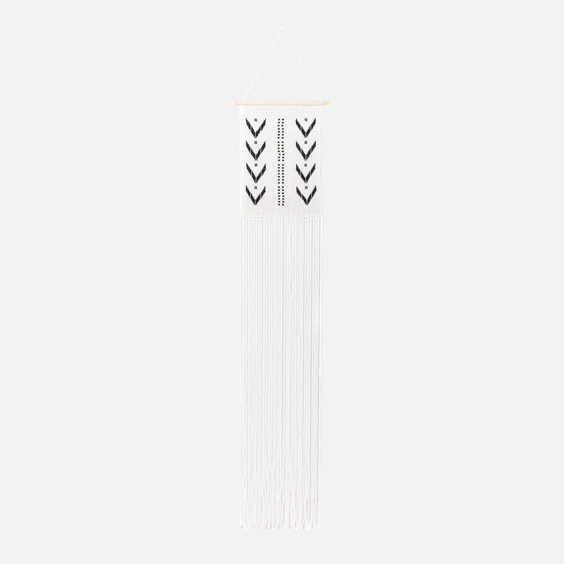Black and White Wall Art - Long Dotted