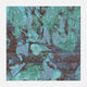 80 Knot Silk Wool Grenada Teal Brown Area Rug