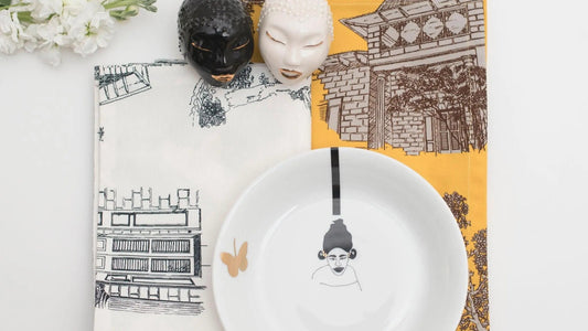 Nguka Luxury Dinnerware Sets - Plate, Salad Plate, Bowl, Mug