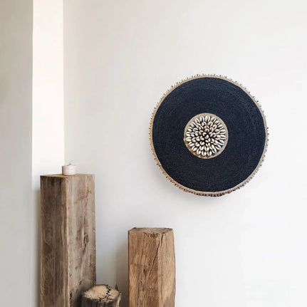 Black Wall Scupture - Wood