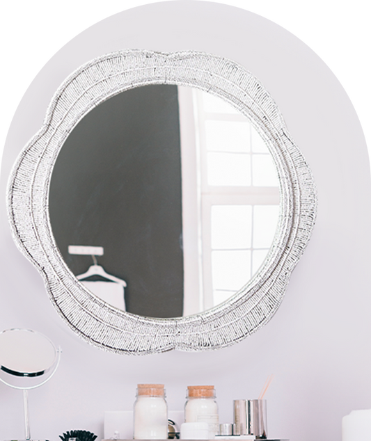 Decorative Wall Mirror - Turquoise Naka