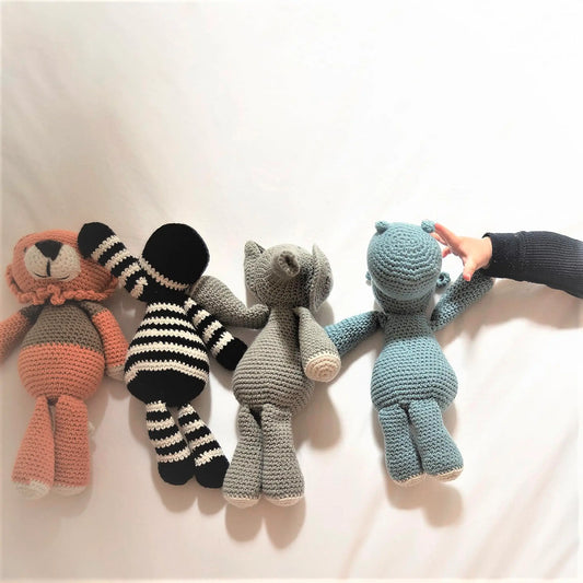 Baby Stuffed Elephant Ndlovu Grey Toy