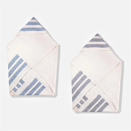 Baby Towel Set 2 Gray Blue