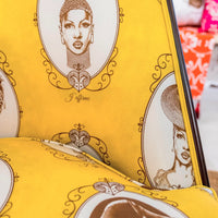 BWM Yellow Upholstery Fabric By The Yard