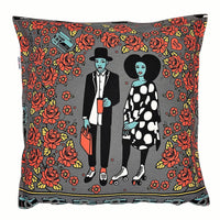 Couple Patterned Throw Pillows