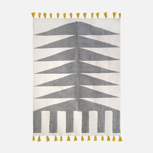 Gray Rug - Washable Cotton