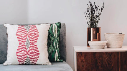 Ijoba Modern Green Throw Pillow