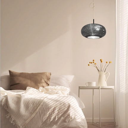 Lila Black Drop Ceiling Light
