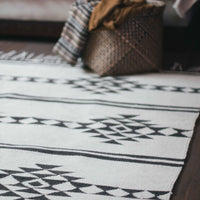 Neutral Medallions Rug - Wool 3'x5'