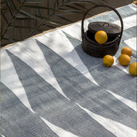 Gray Rug - Washable Cotton