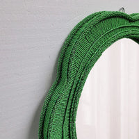 Round Wall Mirror - Green Naka