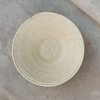 White Sisal Coffee Table Bowl