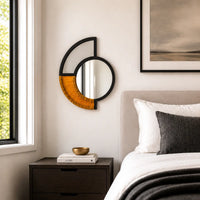 Statement Wall Mirror - Yellow Cord