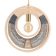 Woven Ring Globe Ceiling Light